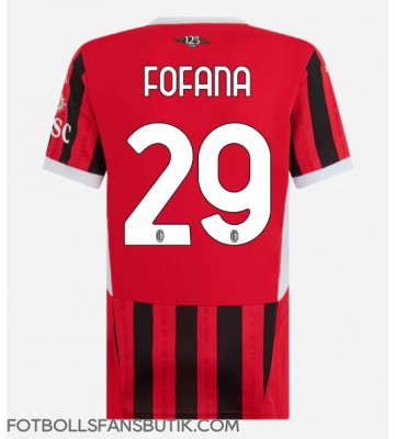 AC Milan Youssouf Fofana #29 Replika Hemmatröja Damer 2024-25 Kortärmad